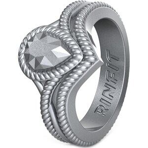 Women's Silicone Rings Engagement or Promise Rings for Her Patented Design